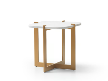 CRUZ - Marble side table by Quinti Sedute - view 2